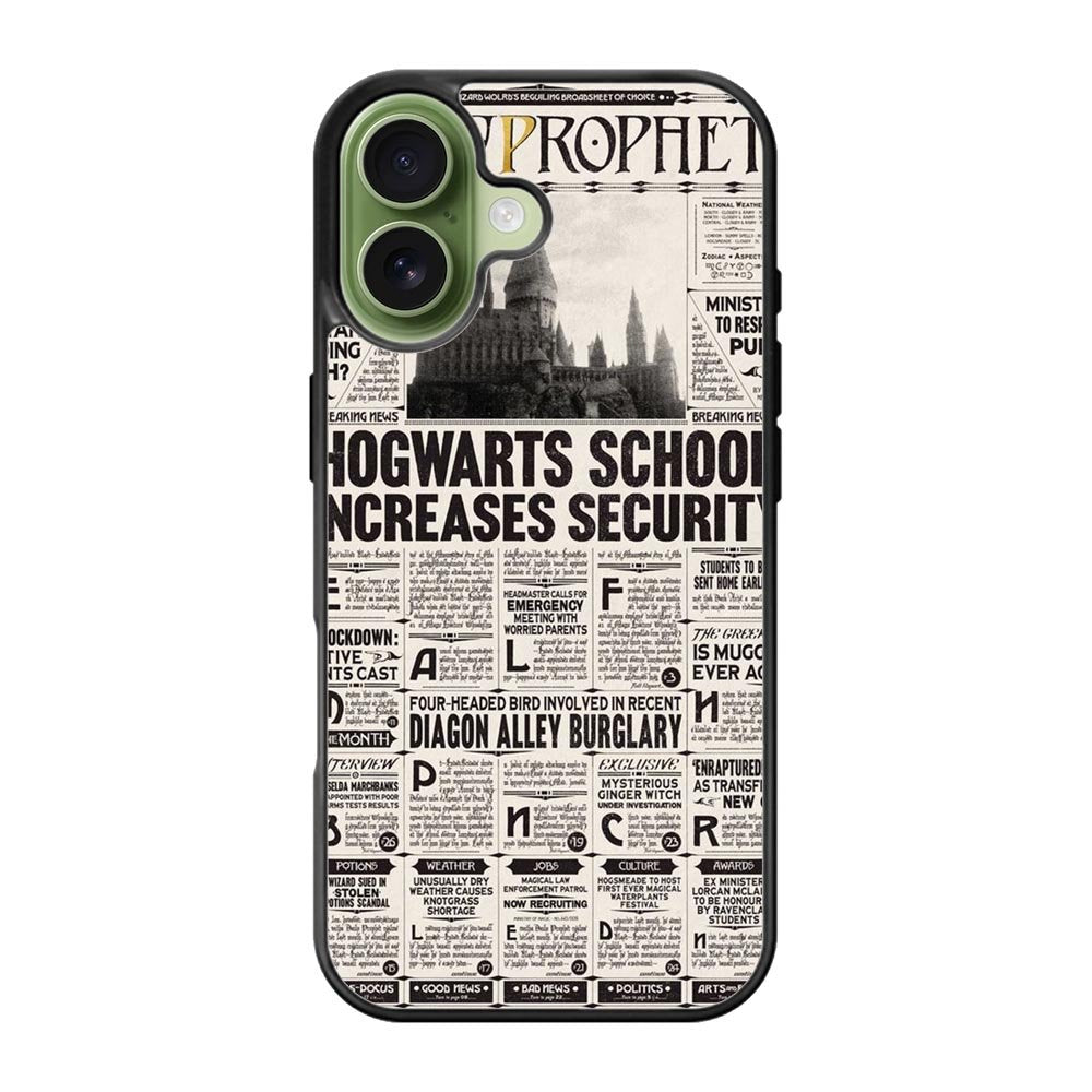 Harry Potter Daily Prophet iPhone 17 Case QC6787