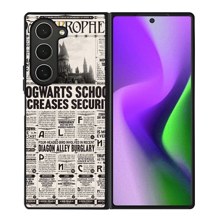 Harry Potter Daily Prophet Samsung Galaxy Z Fold 6 5G 2024 Case OV6787