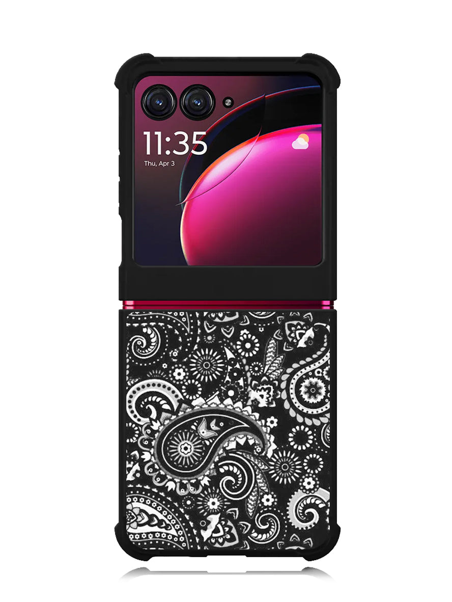 Paisley Pattern Motorola Moto Razr Plus 2023 , Moto Razr+ 2023 Case