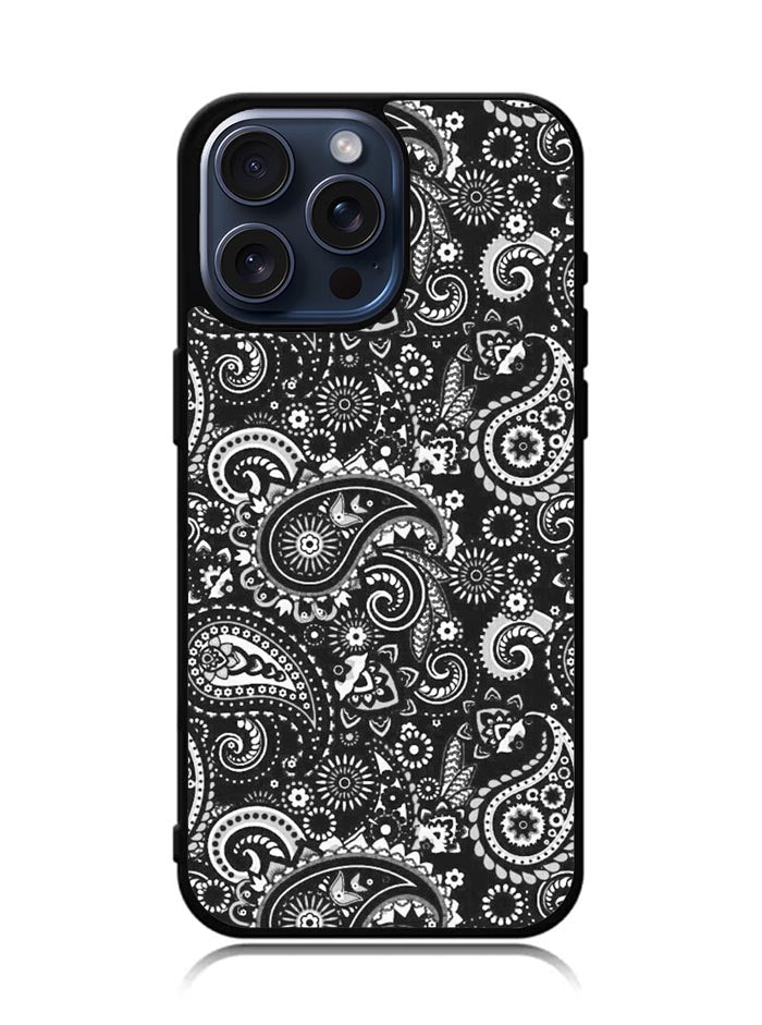 Paisley Pattern iPhone 15 Pro Case OV2919