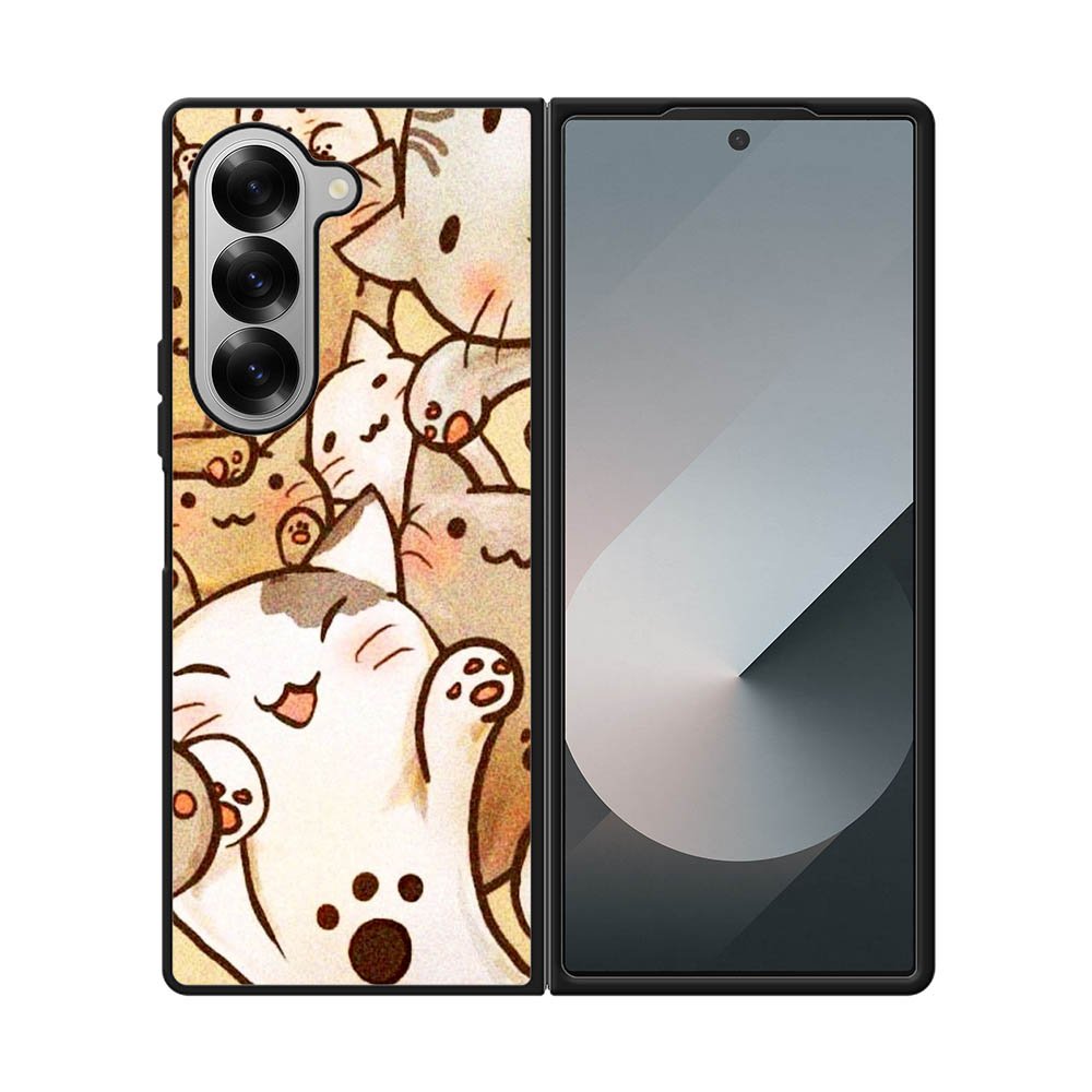 Cat Cute Pattern YDH0125 Samsung Galaxy Z Fold 7 5G Case