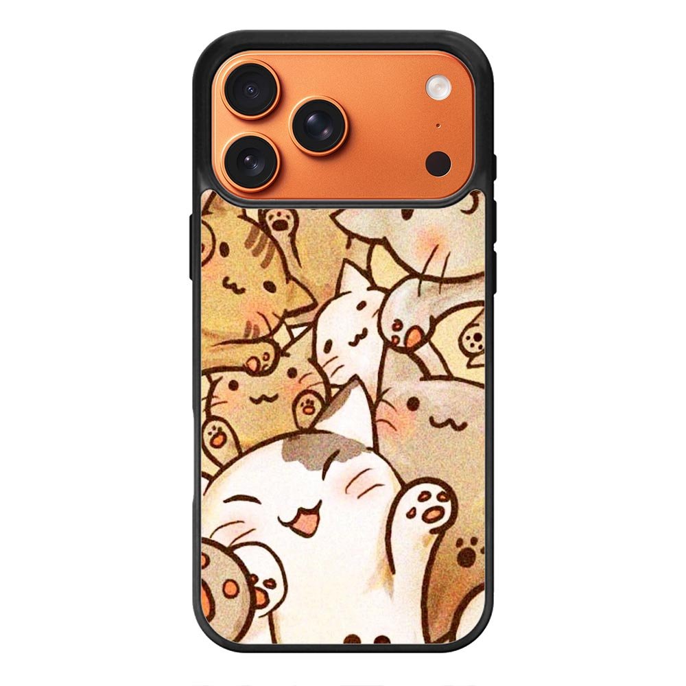 Cat Cute Pattern YDH0125 iPhone 17 Pro Max Case