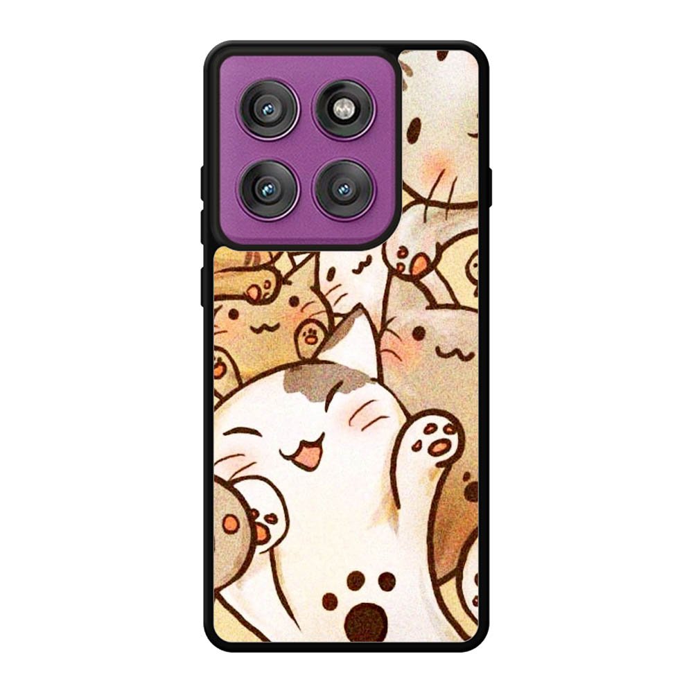 Cat Cute Pattern YDH0125 Motorola Moto Edge 60 Pro Case