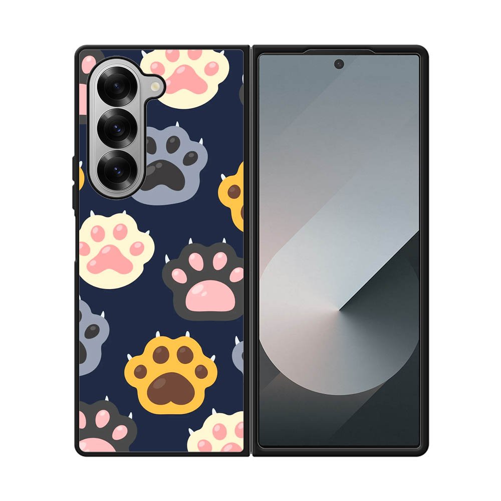Cat Paws Pattern YDH0128 Samsung Galaxy Z Fold 7 5G Case
