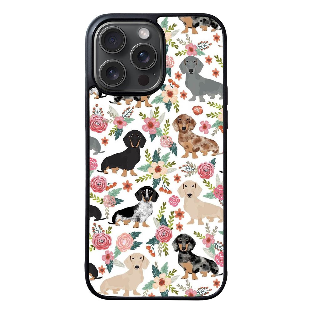 Dog Cute Pattern YDH0130 iPhone 15 Pro Max Case