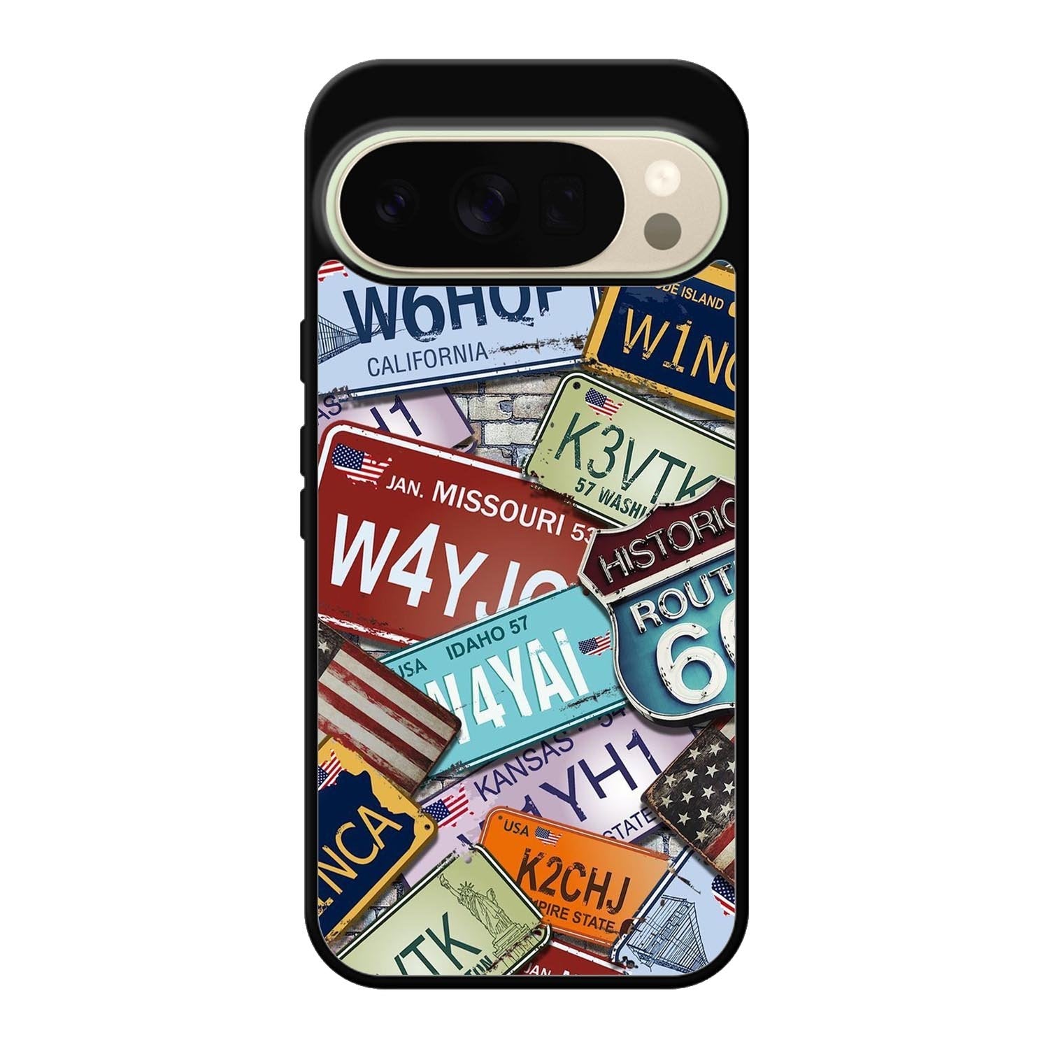 Travel License Plate YDH0159 Google Pixel 10 Pro XL Case