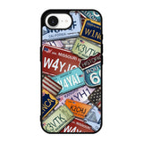 Travel License Plate YDH0159 iPhone 17e Case