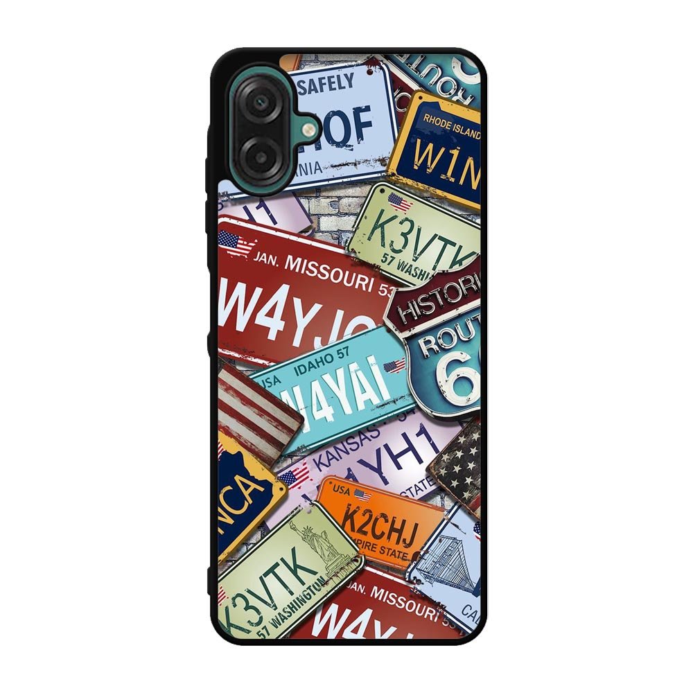 Travel License Plate YDH0159 Samsung Galaxy A07 Case