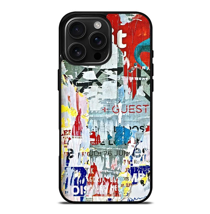 Grunge Art Poster YDH0160 iPhone 16 Pro Max Case