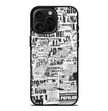 Newspaper Art YDH0161 iPhone 16 Pro Max Case