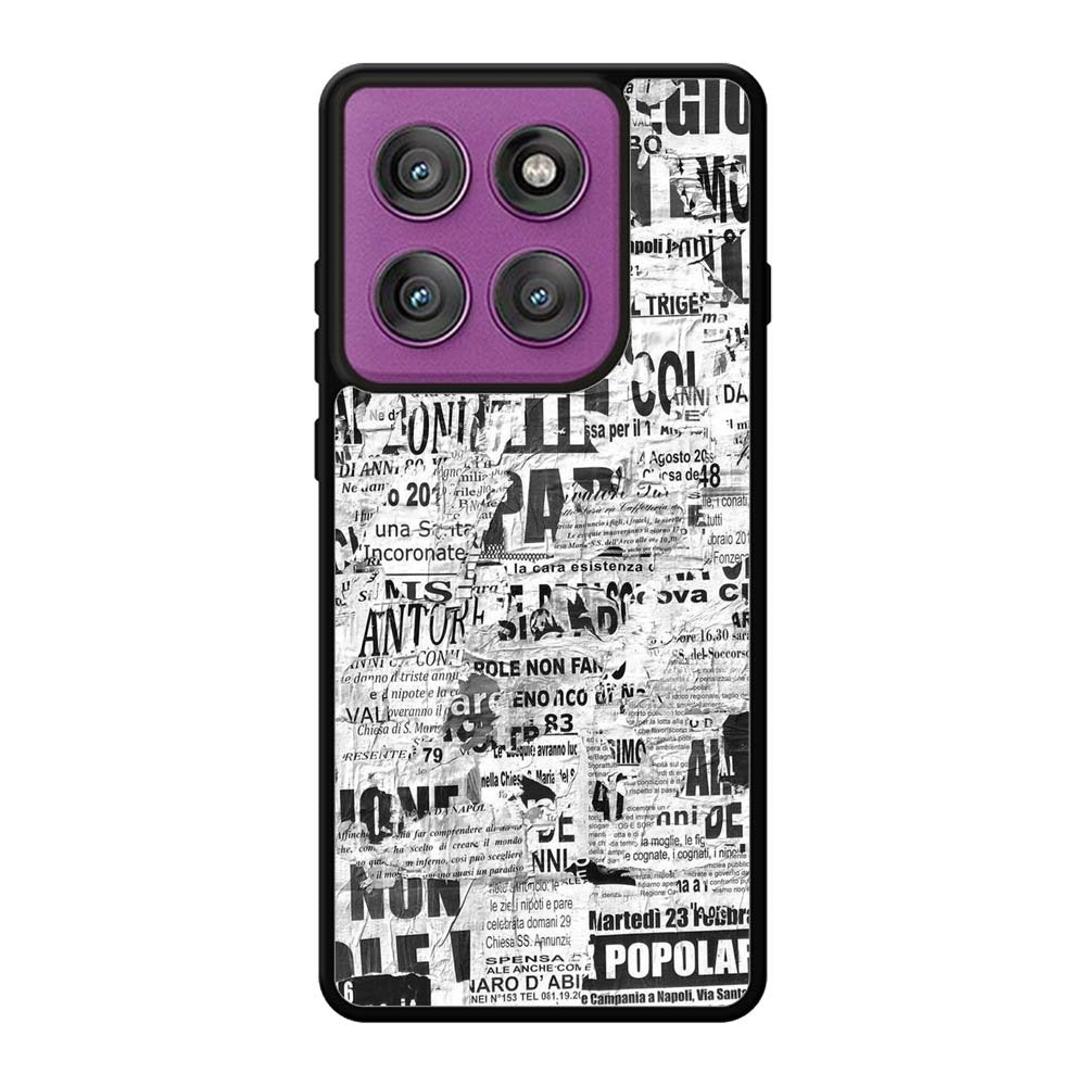 Newspaper Art YDH0161 Motorola Moto Edge 60 Pro Case
