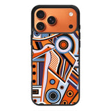 Abstract Art Orange iPhone 17 Pro Max Case OV99027