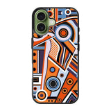 Abstract Art Orange iPhone 17 Case RC99027