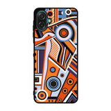 Abstract Art Orange Samsung Galaxy A07 Case RC99027