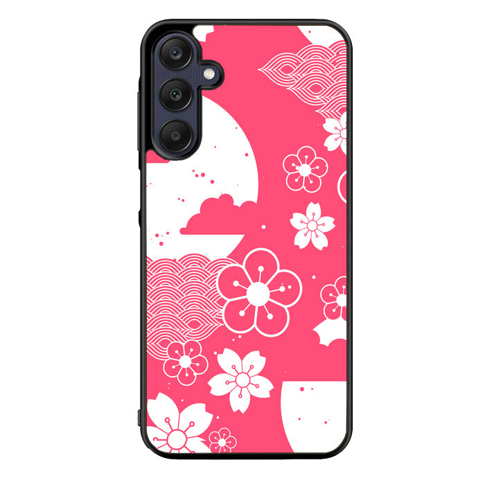 Floral Moon Sakura YDH0207 Samsung Galaxy A15 A25 A35 A55 5G Case