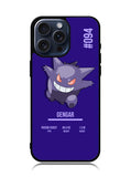 Pokemon Gengar 2nd iPhone 15 Pro Max Case