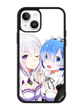 Emilia Rem Re Zero Anime iPhone 14 Plus Case QC8357
