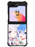 Emilia Rem Re Zero Anime Samsung Galaxy Z Flip 5 5G 2023 Case OV8357