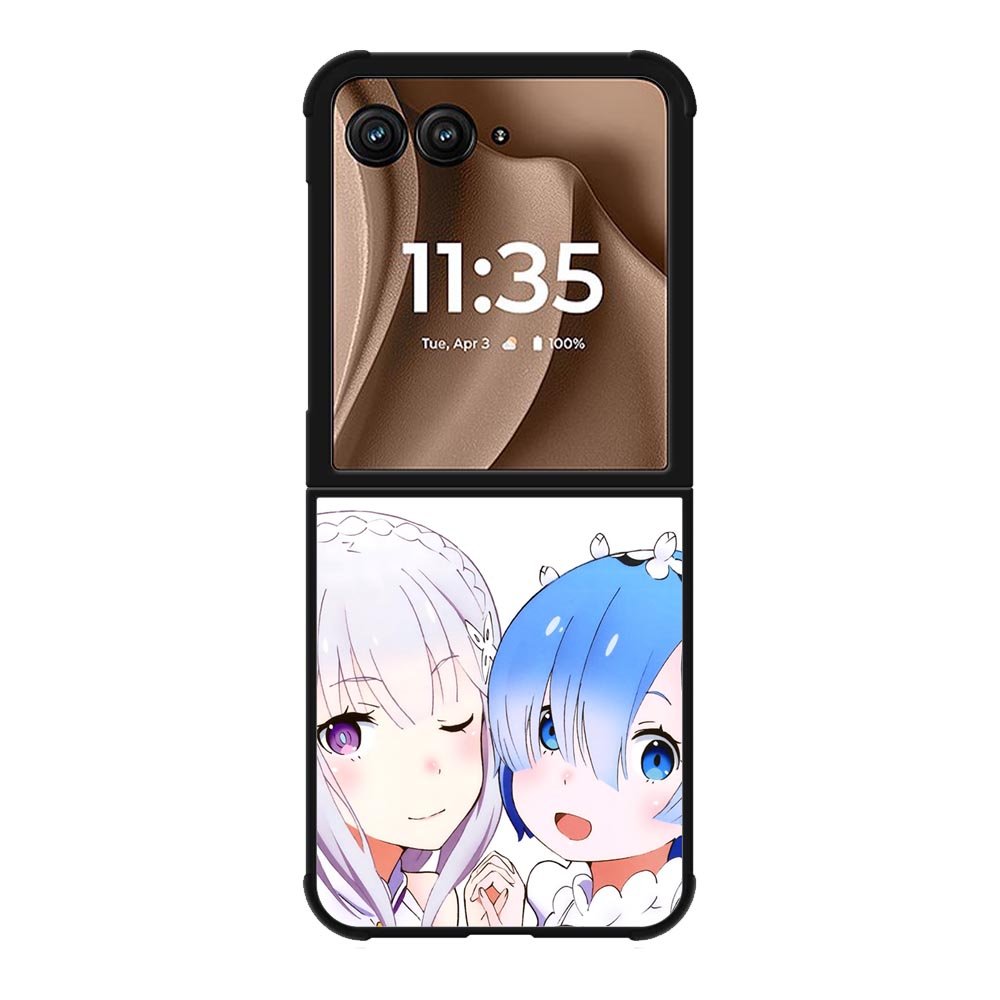 Emilia Rem Re Zero Anime Motorola Moto RAZR Plus 2025 Case OV8357