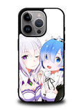 Emilia Rem Re Zero Anime iPhone 16 Pro Case OV8357