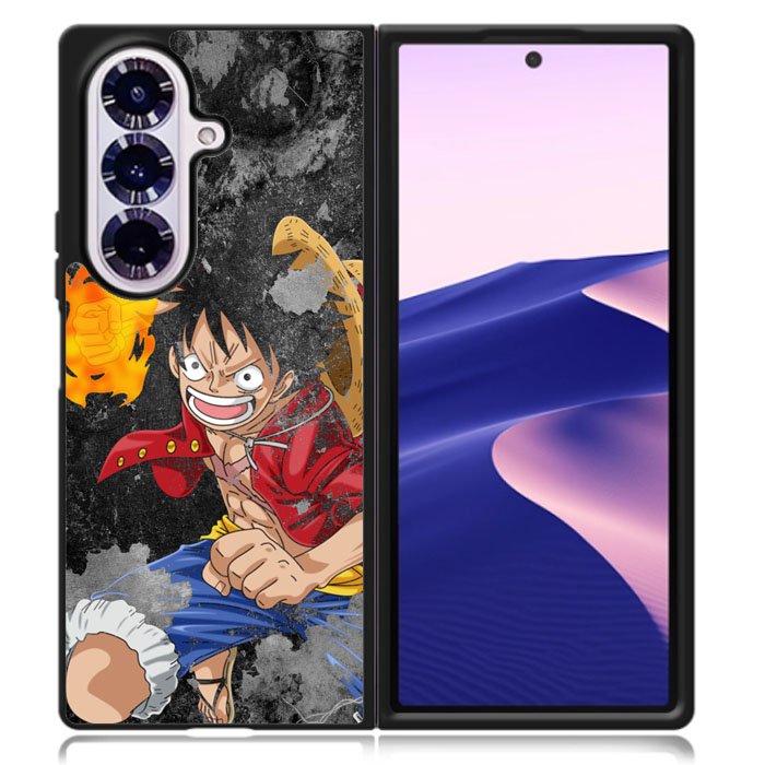 Luffy One Piece Samsung Galaxy Z Fold 7 Case OV8155