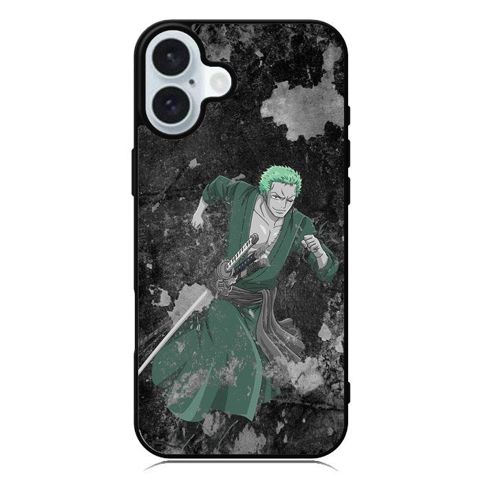 Zoro One Piece iPhone 16 Plus Case QC7705