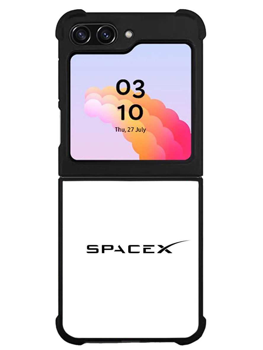 Space X Logo Samsung Galaxy Z Flip 5 5G 2023 Case OV7868