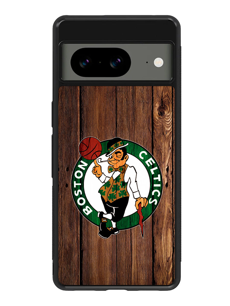 Boston Celtics Wood Google Pixel 8A Case QC8513