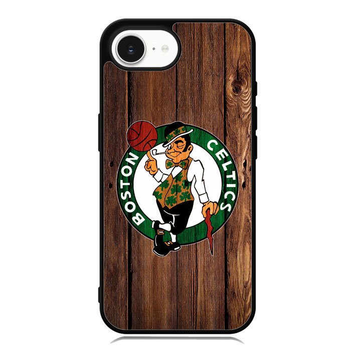 Boston Celtics Wood iPhone 16e Case OV8513