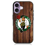 Boston Celtics Wood iPhone 17 Case OV8513