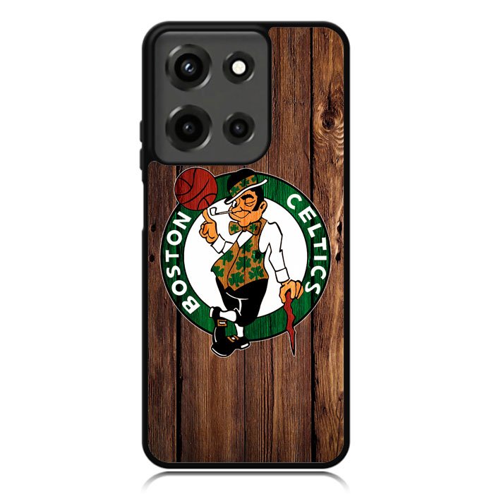 Boston Celtics Wood Motorola Moto G 5G 2025 Case OV8513