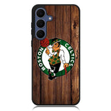 Boston Celtics Wood Samsung Galaxy S25 FE Case OV8513