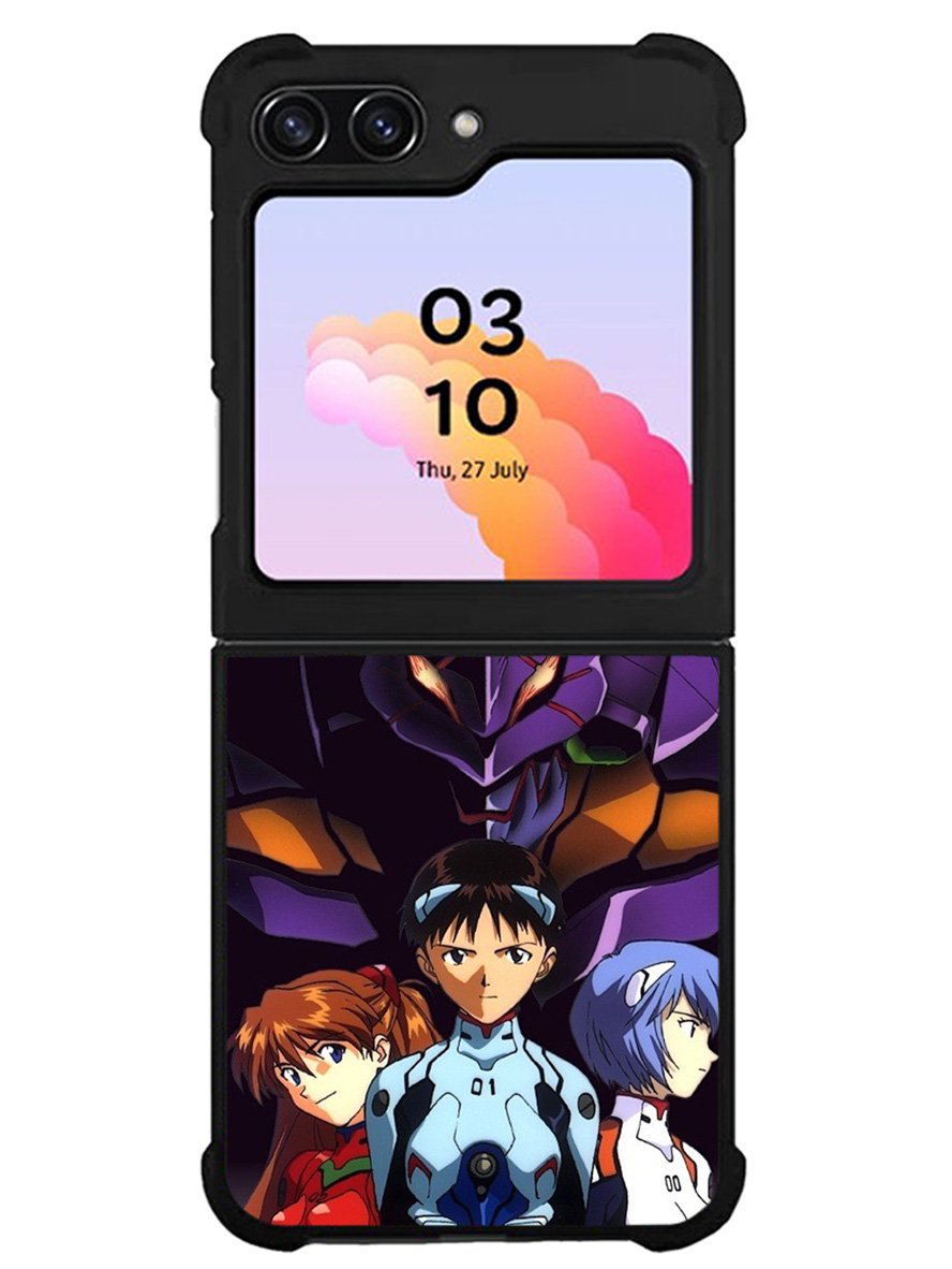 Evangelion Shinji Asuka Ayanami Samsung Galaxy Z Flip 5 5G 2023 Case OV8370