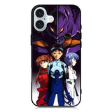 Evangelion Shinji Asuka Ayanami iPhone 16 Case QC8370