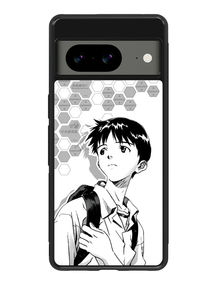 Shinji Ikari Evangelion Google Pixel 8A Case QC7888