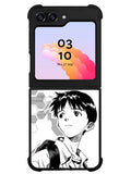 Shinji Ikari Evangelion Samsung Galaxy Z Flip 5 5G 2023 Case OV7888