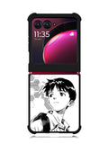 Shinji Ikari Evangelion Motorola Moto Razr Plus 2023 , Moto Razr+ 2023 Case OV7888