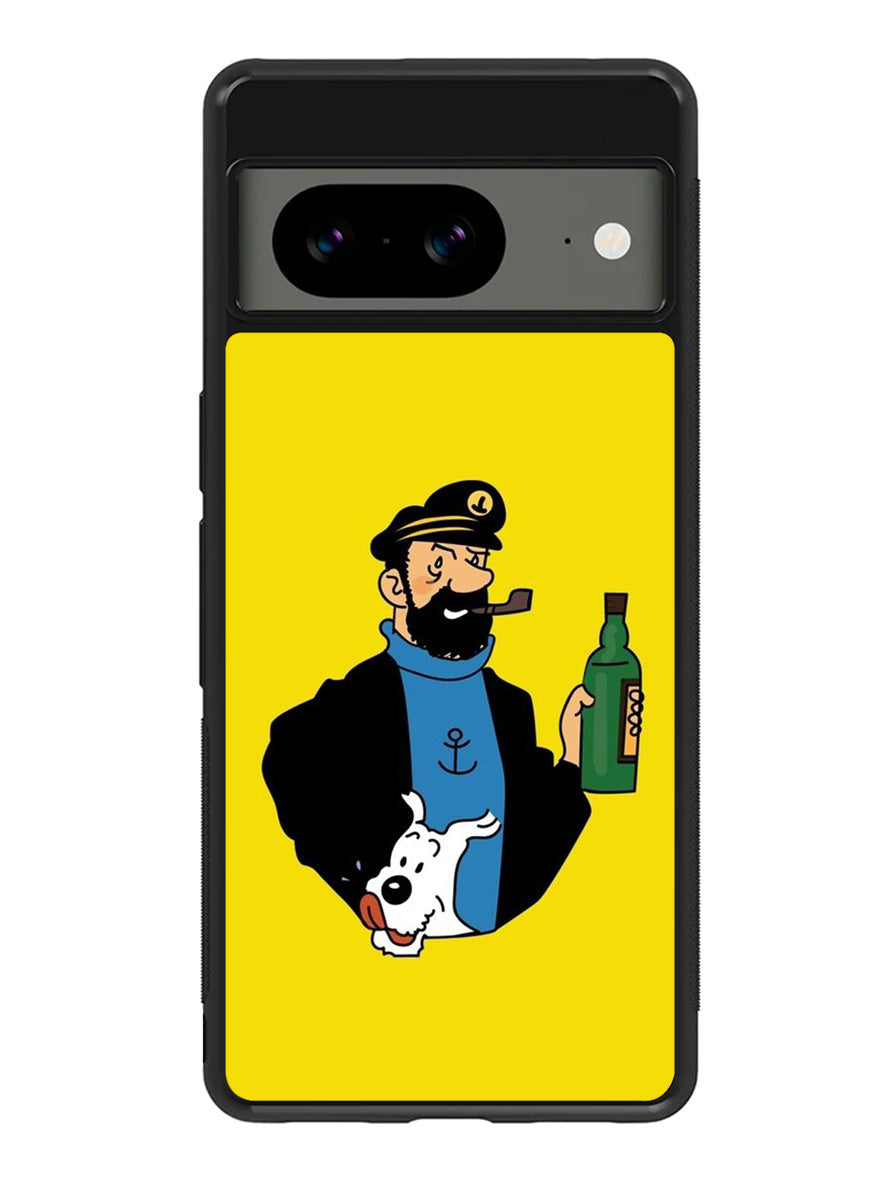 Captain Haddock Tintin Google Pixel 8 Case QC8504