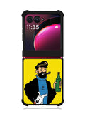 Captain Haddock Tintin Motorola Moto Razr Plus 2023 , Moto Razr+ 2023 Case OV8504