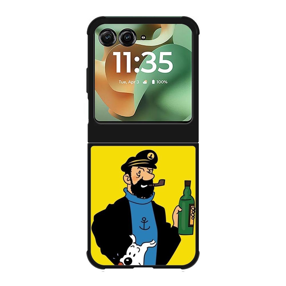 Captain Haddock Tintin Motorola Moto RAZR 2025 Case OV8504