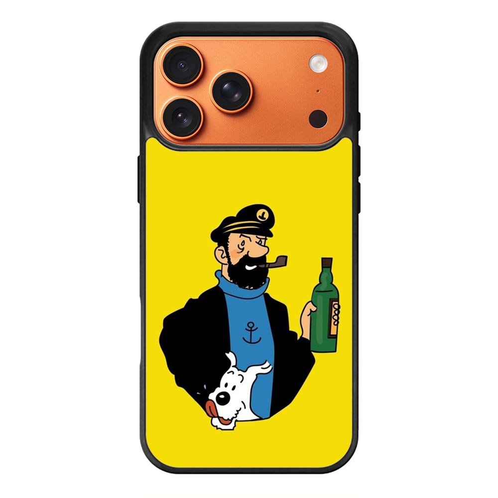Captain Haddock Tintin iPhone 17 Pro Max Case QC8504