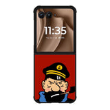 Captain Haddock Tintin Motorola Moto RAZR Plus 2025 Case OV8505
