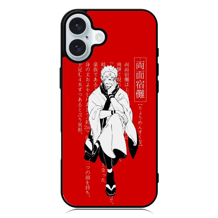 Sukuna Jujutsu Kaisen iPhone 16 Case QC7843
