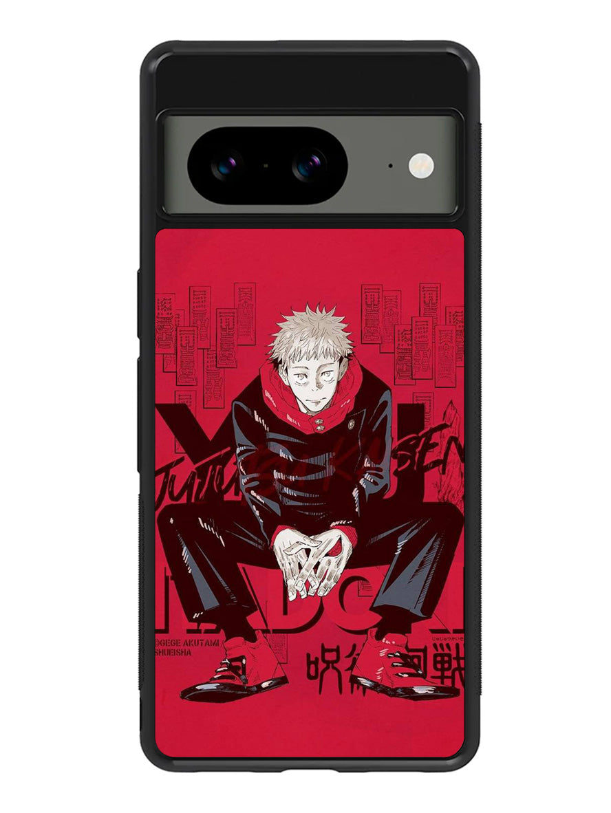 Yuji Itadori Jujutsu Kaisen Google Pixel 8 Case QC7717