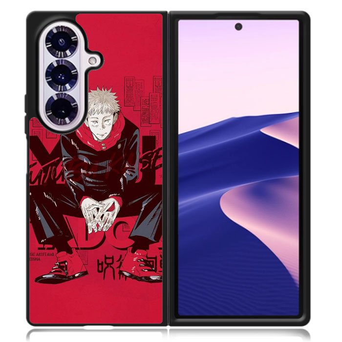 Yuji Itadori Jujutsu Kaisen Samsung Galaxy Z Fold 7 Case OV7717