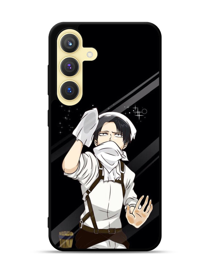 Levi Ackerman Attack on Titan Samsung Galaxy S25 Plus 5G , Samsung Galaxy S25+ 5G Case OV8159