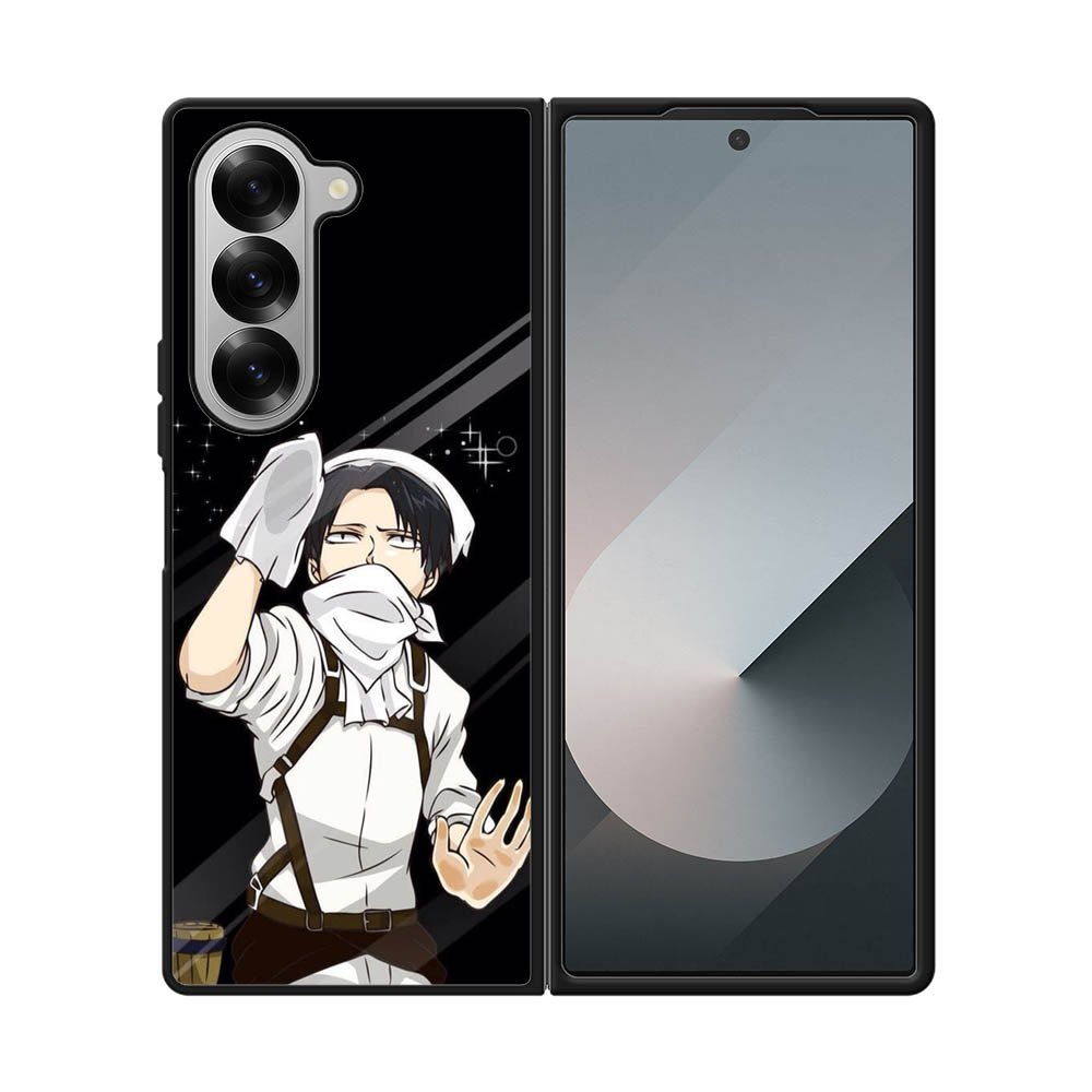 Levi Ackerman Attack on Titan Samsung Galaxy Z Fold 7 5G Case QC8159