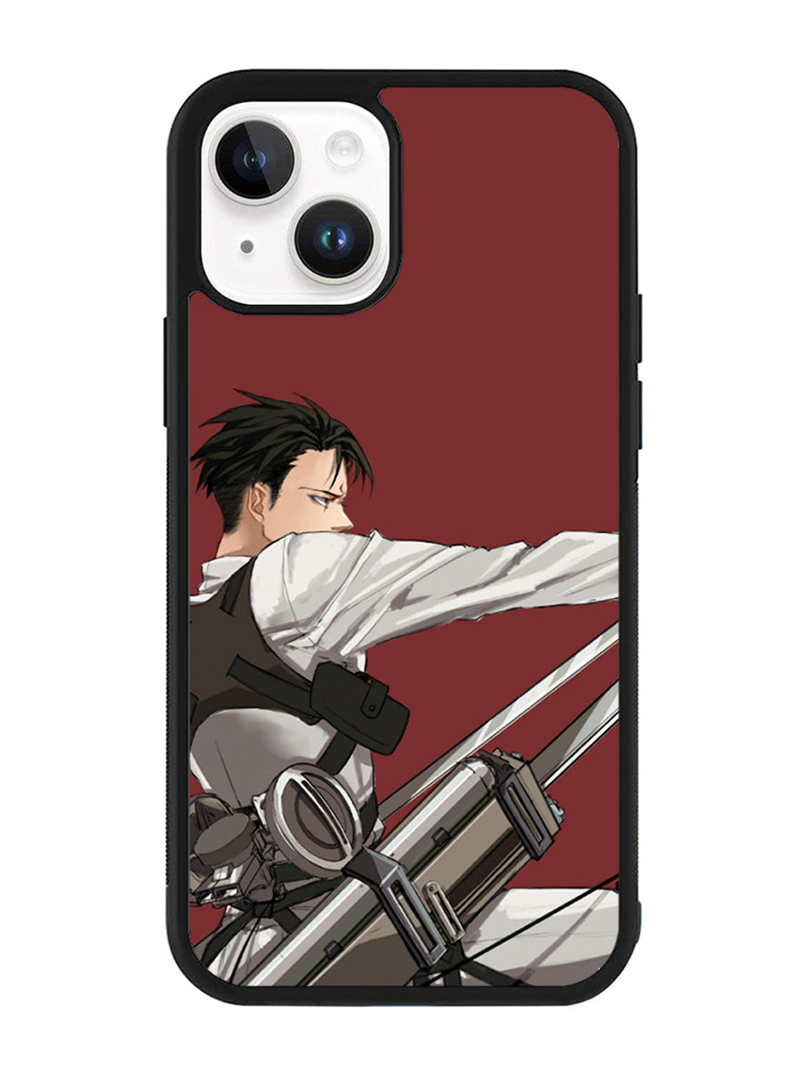 Levi Ackerman Attack on Titan iPhone 14 Plus Case QC8160