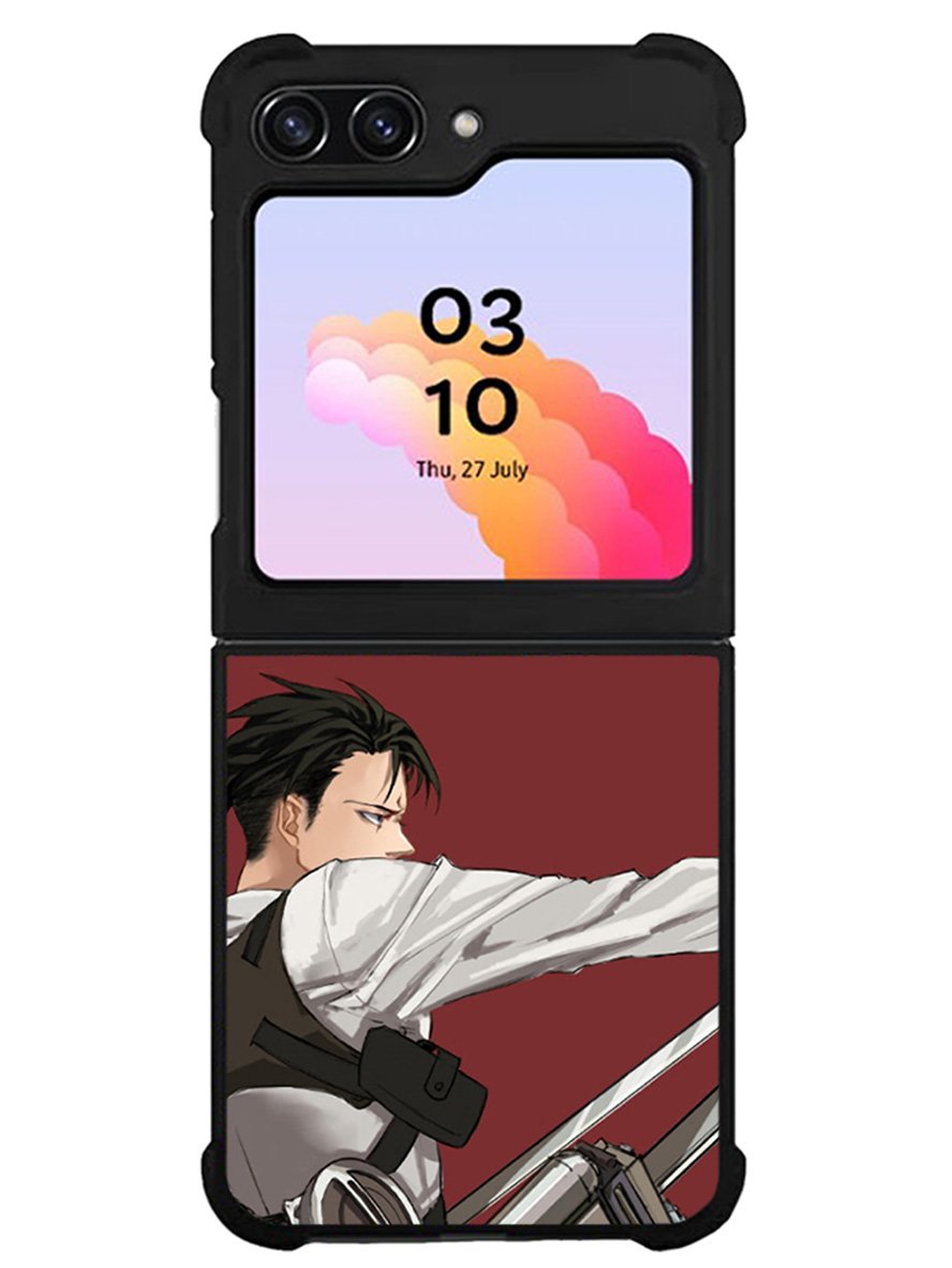 Levi Ackerman Attack on Titan Samsung Galaxy Z Flip 5 5G 2023 Case OV8160
