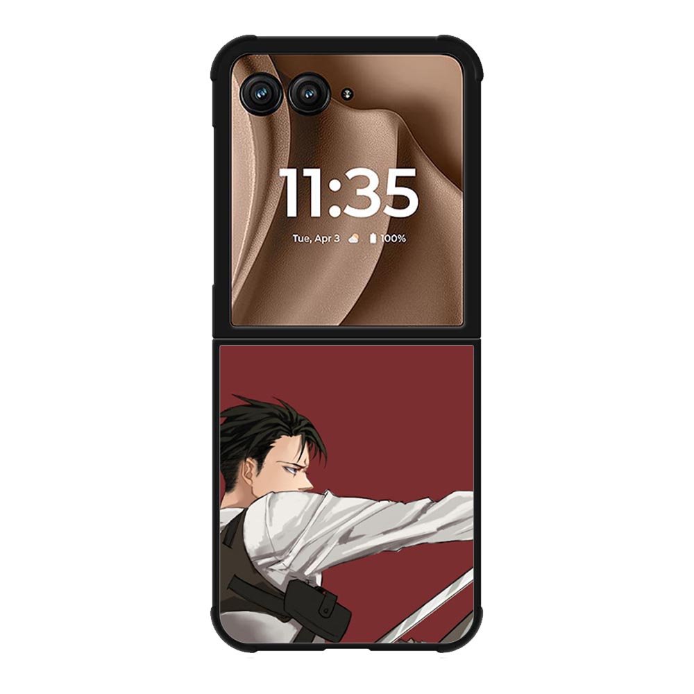 Levi Ackerman Attack on Titan Motorola Moto RAZR Plus 2025 Case OV8160